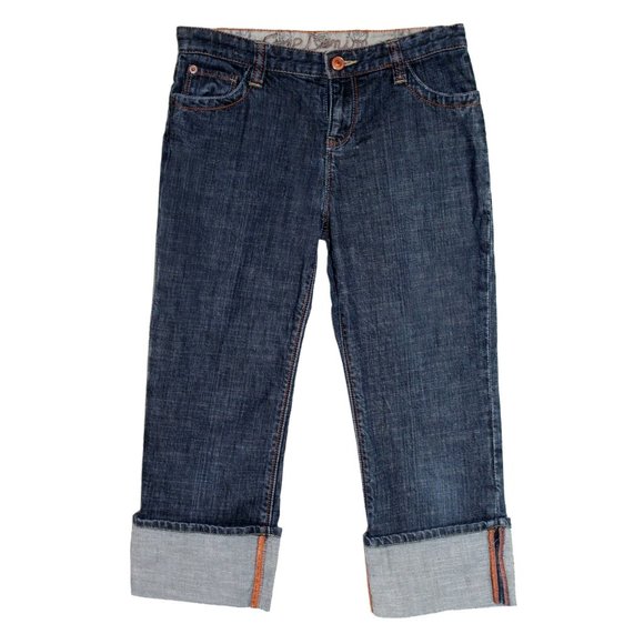 GAP DENIM KIDS Cuffed Capri Jeans - Picture 2 of 13